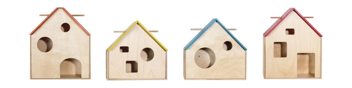 Ontdek huisjes, set 1