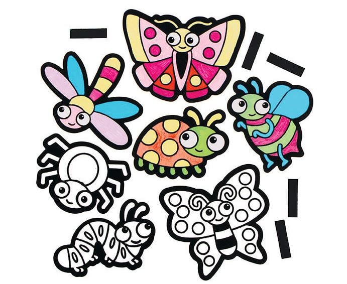 Magnetic coloring sheet - Spring