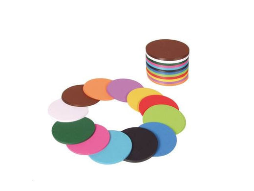 Folding cartons round, 12 colors