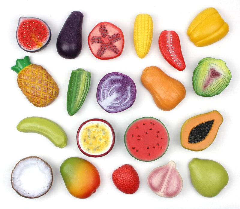 Sensorische speelstenen, Wereldkeuken, set 20 stuks