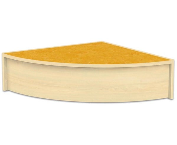 # Stage platform quarter circle 75 x 75 cm, height 24 cm