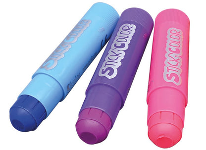 Crayon wax pastels, fluorescent colours, set of 6