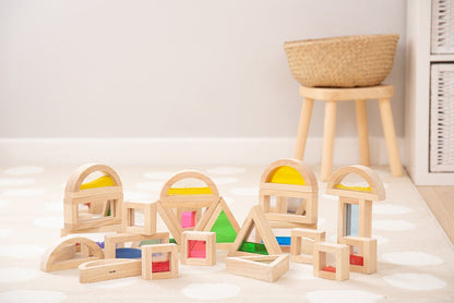 Tickit gevulde geometrische blokken / sensory blocks