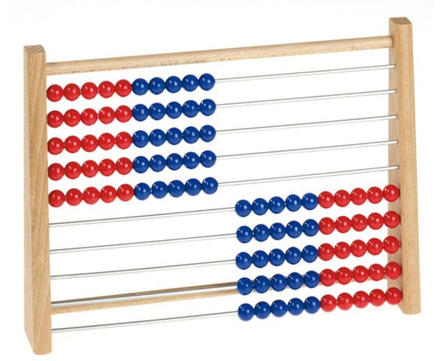 Individual abacus up to 100