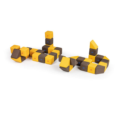 Jolly Heap set Medium, 50 stuks magnetische blokken (2 vormen)