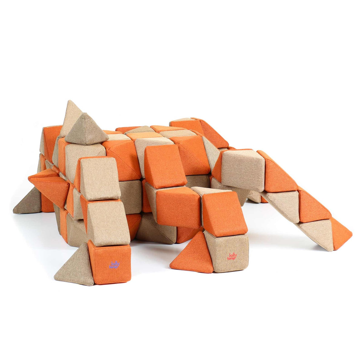 Jolly Heap Creative Set, 100 Magnetic Blocks (4 shapes)