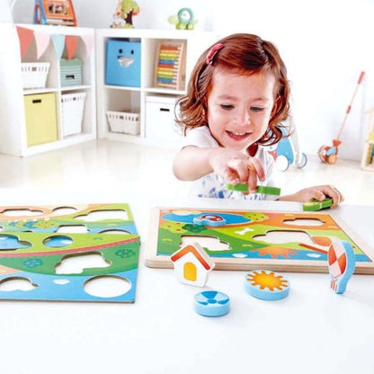 Sunny Valley puzzle, 3-in-1
