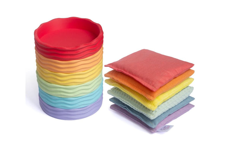 # Grennn x Little Botanic label waves pastel speelset compleet