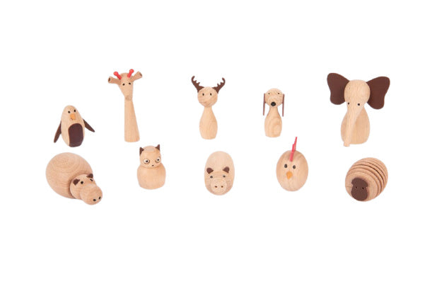 Tickit Wooden Animal Friends