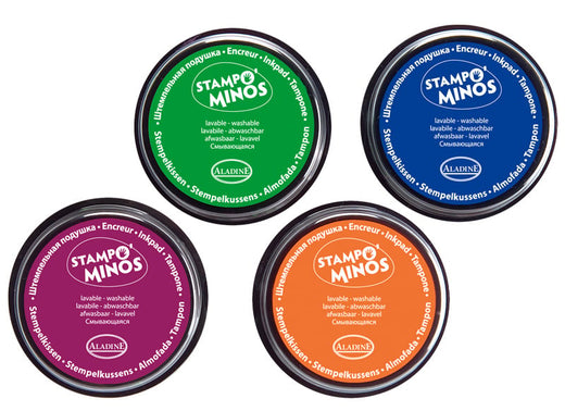 Ink pad, set of 4 colours