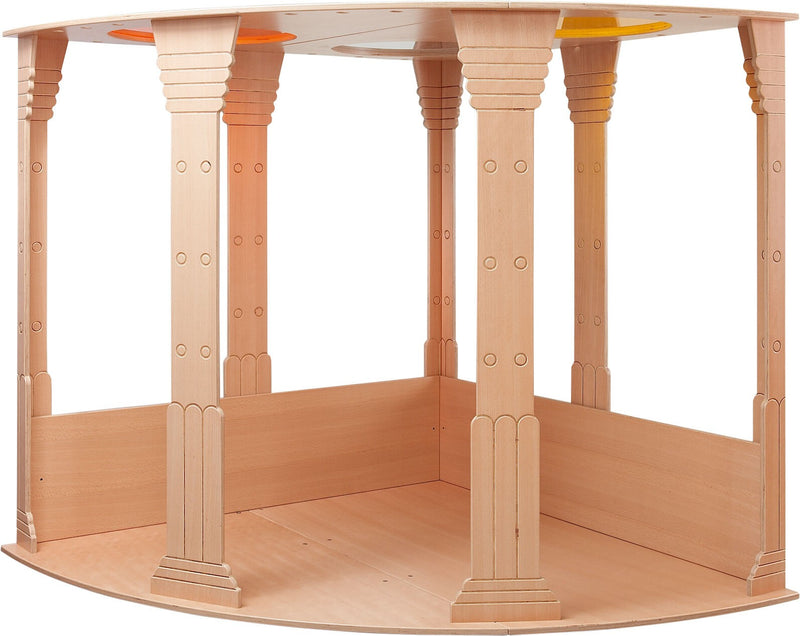 Low back panel beech decor