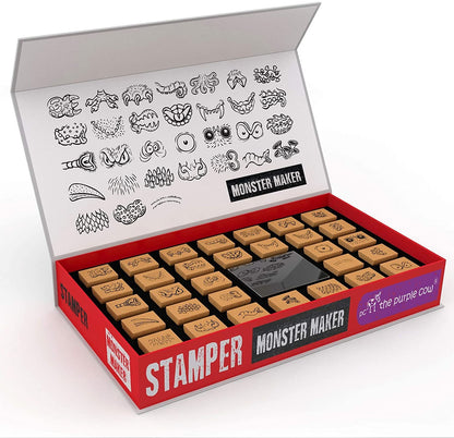 Stamp set, monster themed