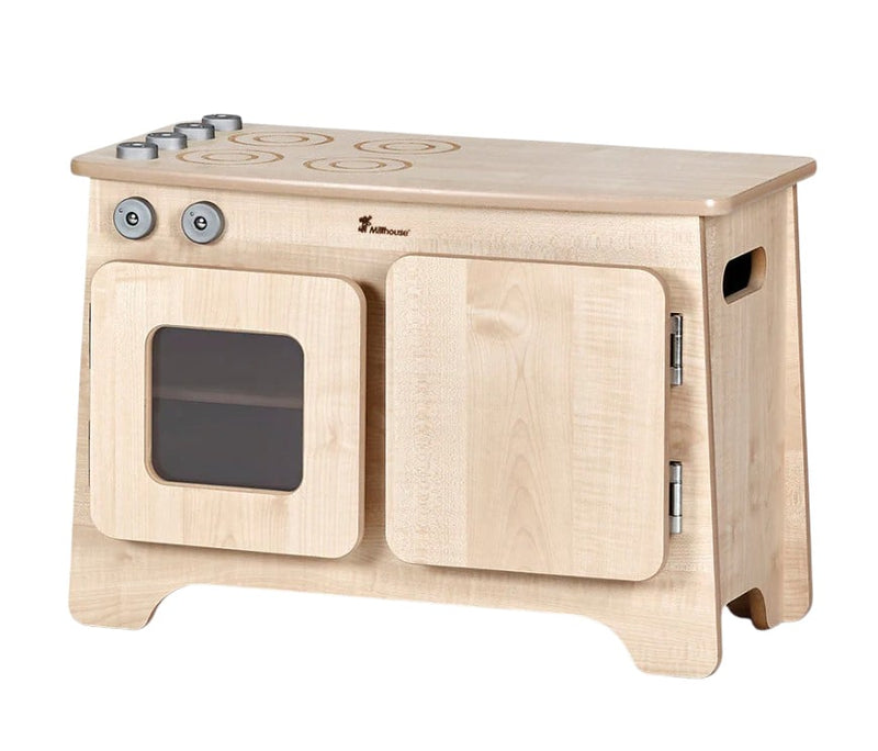 Keuken met oven en koelkast