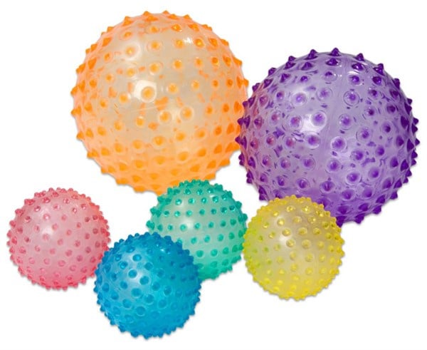 Sensorische ballen, set van 6