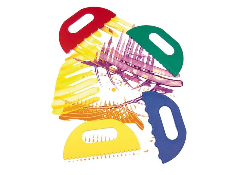 Small paint scrapers, set of 4