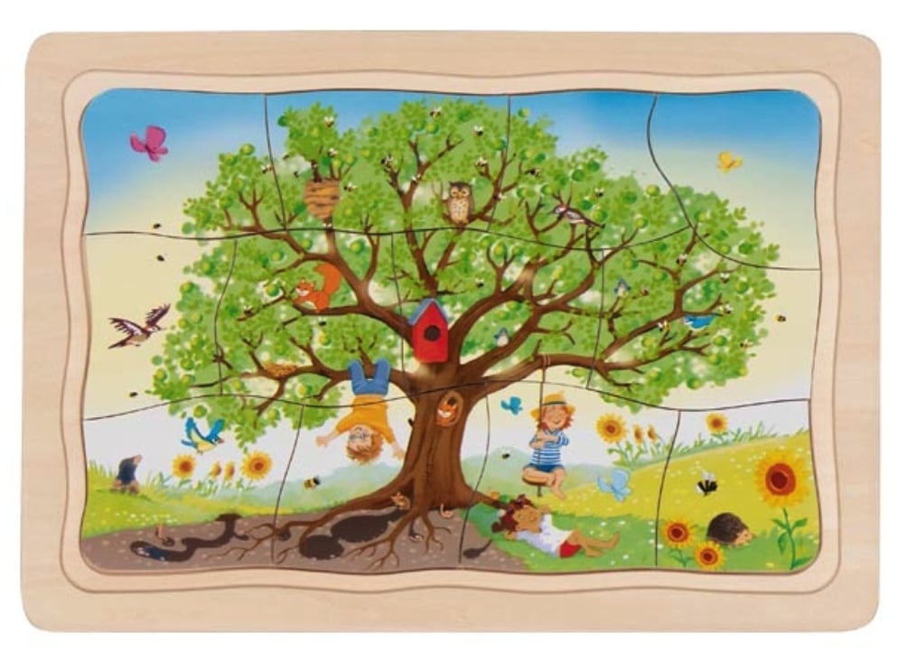 Layer puzzle My apple tree, 4 seasons