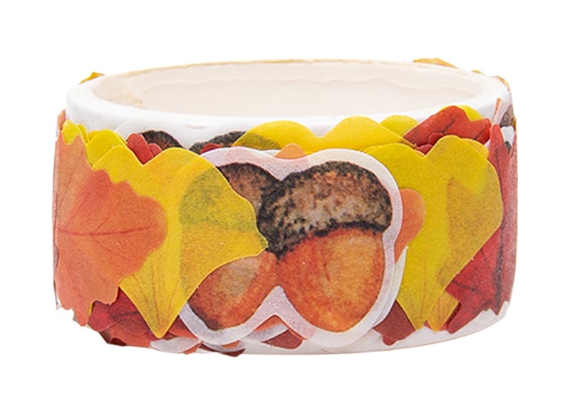 Washi tape, autumn stickers, per roll