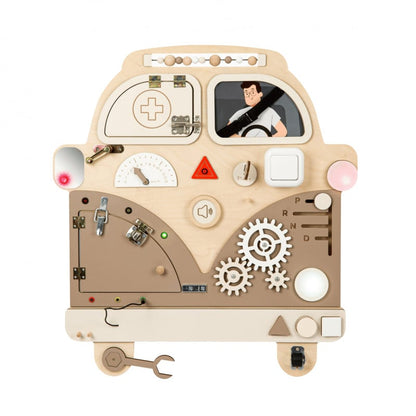 Activity wall board taupe/beige shades Bus