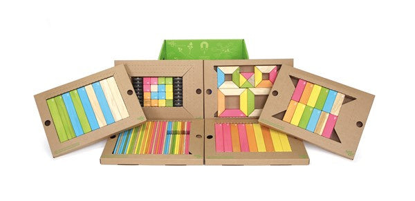 Tegu magnetic block set 130-piece + 60 wheels