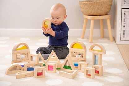 Tickit gevulde geometrische blokken / sensory blocks
