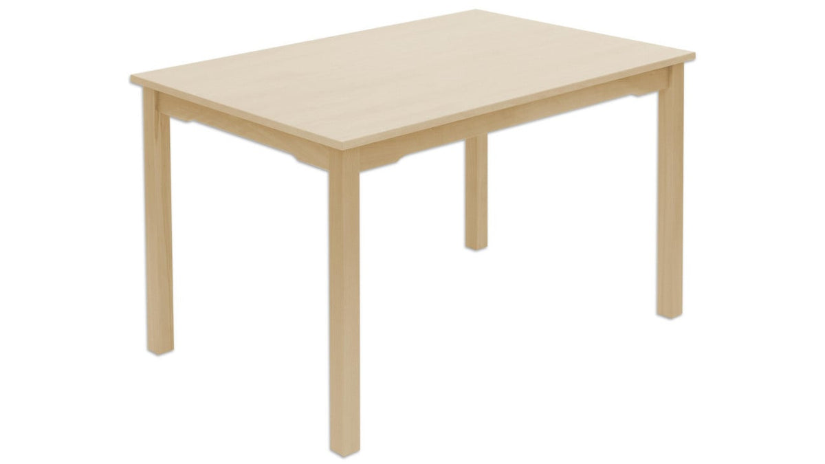 Wooden rectangular table