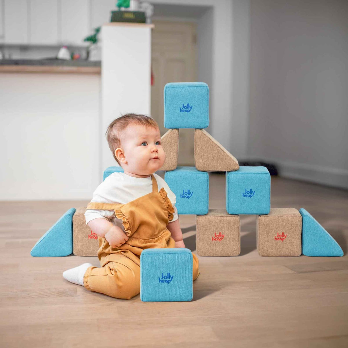 Jolly Heap Pixi set, 12 pieces magnetic blocks