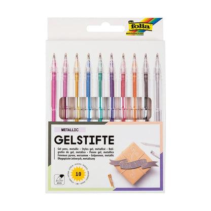Gelpen Metallic, set van 10