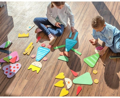 Large colorful floor puzzle, 125-piece