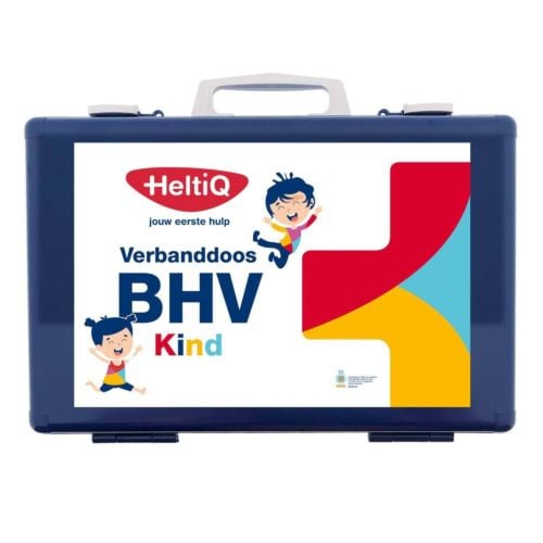 # Kinderverbanddoos BHV met wandhouder