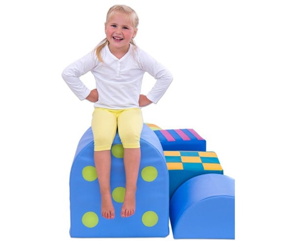 # Colorful soft play set 9-piece