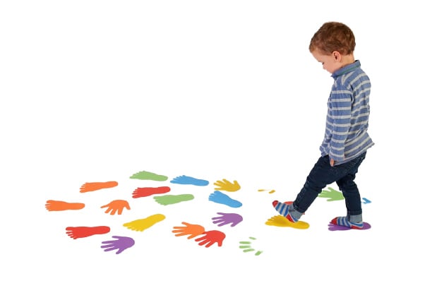 Floor marking feet assorted, 12 pairs