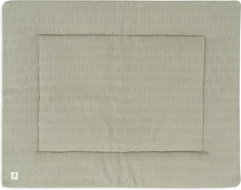 Boxkleed - Speelkleed Baby - Grain Knit - Olive Green - 75 x 95 cm