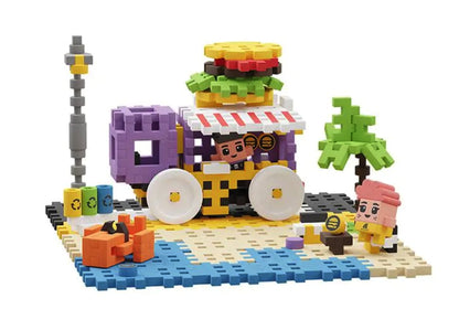 Mini Waffle Food Truck, 148-delig (plusplus)