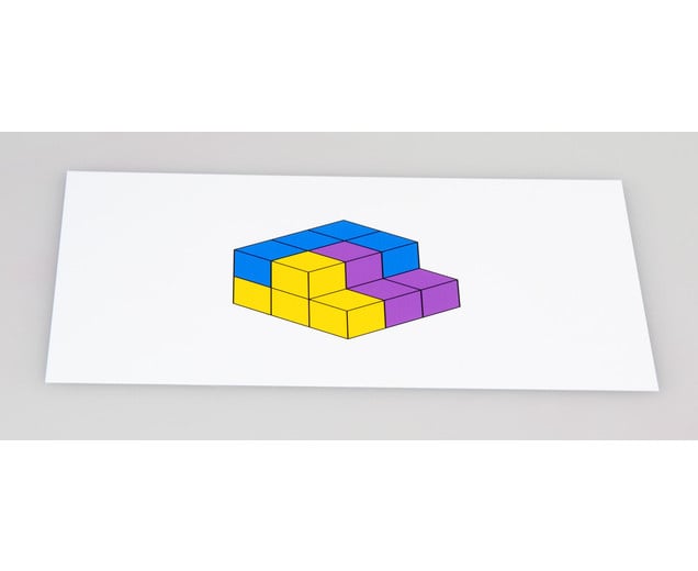 Soma cube challenge cards, 40 pieces