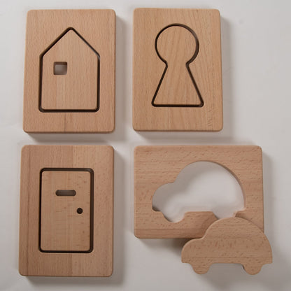 Veelzijdige vormen puzzels, set 2