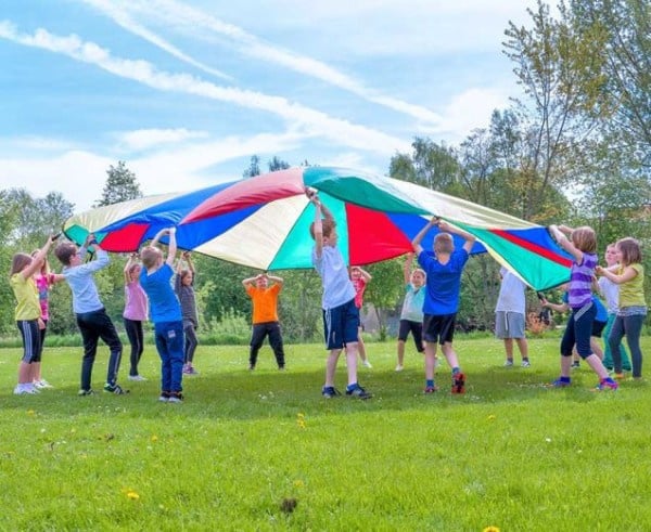 Parachute, 180 cm diameter, with 6 handles