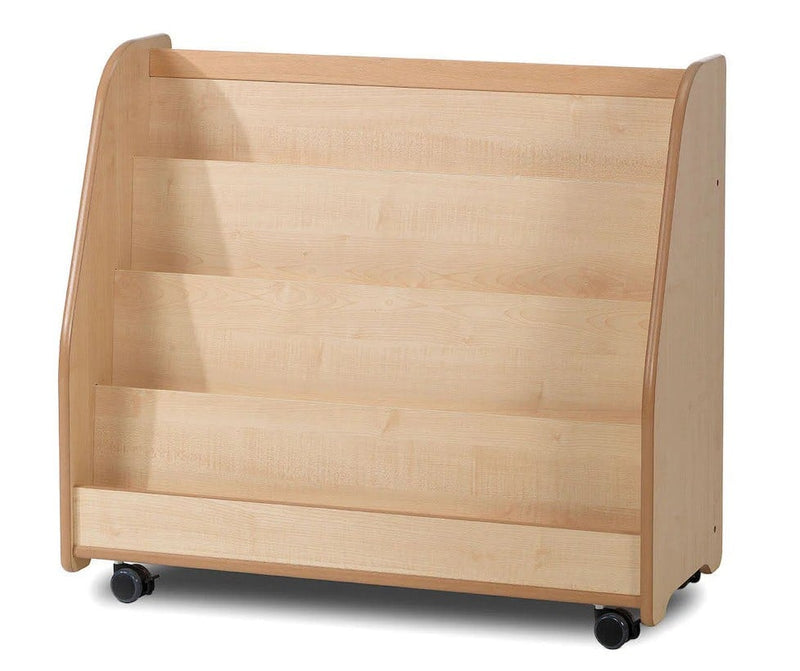Mobile tall bookshelf