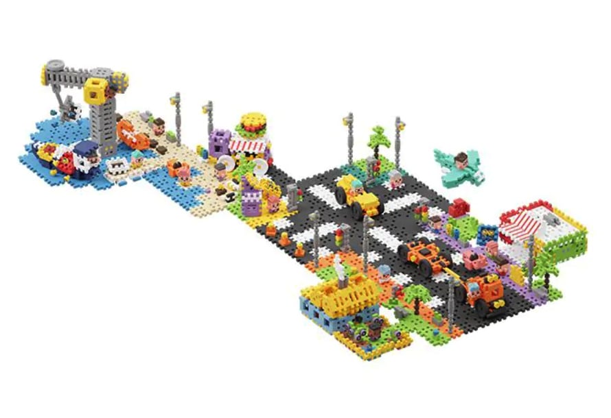 Mini Waffle Food Truck, 148-delig (plusplus)