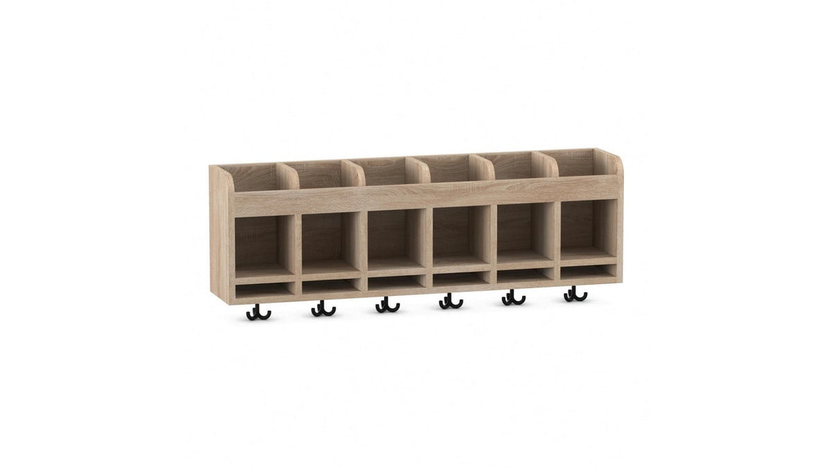 Large wardrobe with hooks