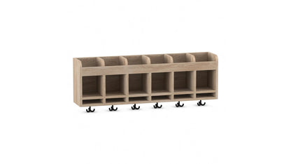 Large wardrobe with hooks