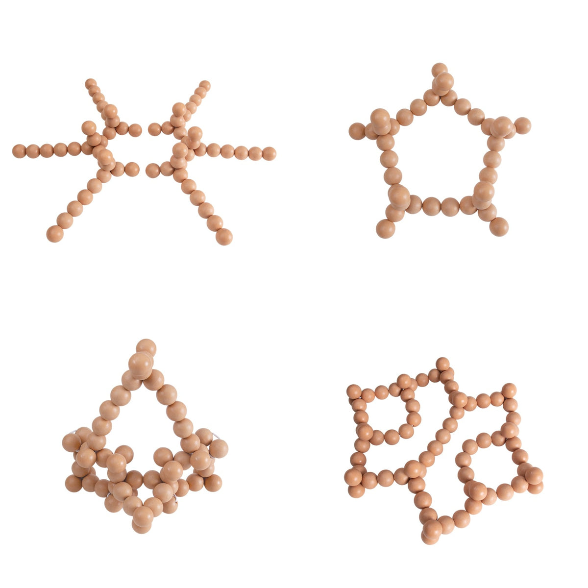 Guidecraft BendiBeads – Naturel, set van 12