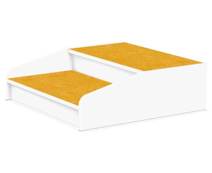 # Podiumdeel trap 75 x 75 cm, hoogte 12-24 cm