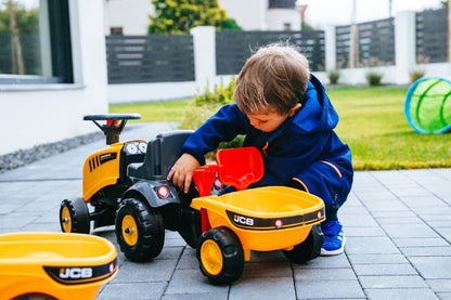 Looptractor met aanhanger en acc.