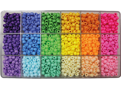 Extravaganza beads bright colours 2300 pieces