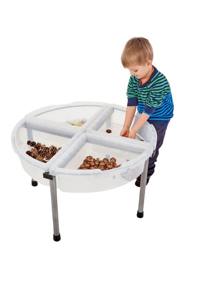 Tickit discovery tubs transparent, set of 4