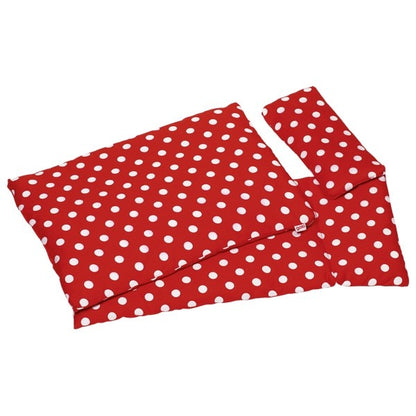 Doll's bed with matching bedding