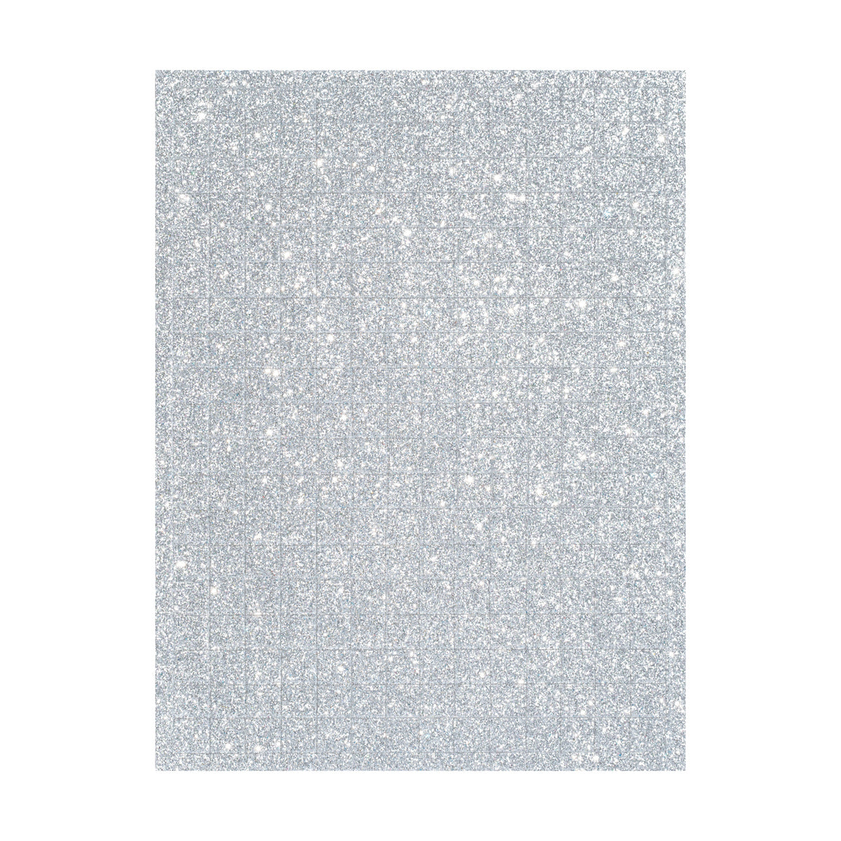 Craft Foam Mosaic Glitter, 15 x 20 cm, 6 sheets, 6 assorted colours.
