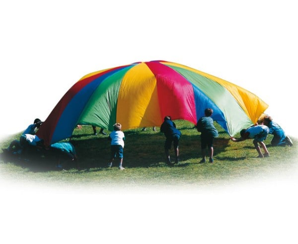 Parachute 360 cm diameter, with 12 handles