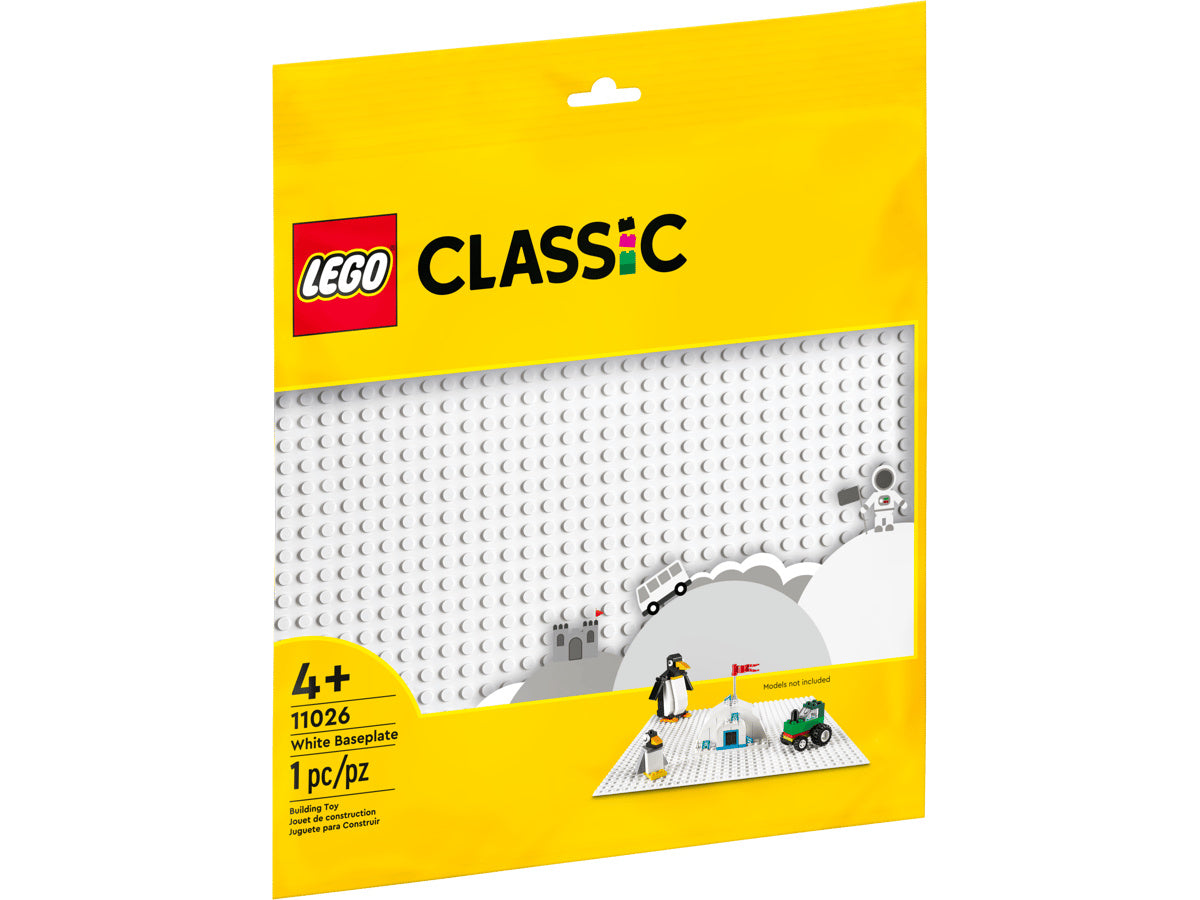 # Lego Classic, Witte bouwplaat, ca. 25 x 25 cm