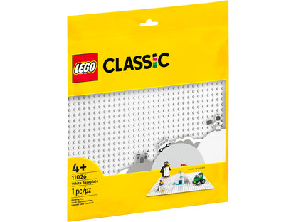 # Lego Classic, Witte bouwplaat, ca. 25 x 25 cm